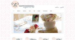 Desktop Screenshot of mantoweddings.com